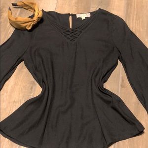 Black Pink Republic rayon blouse